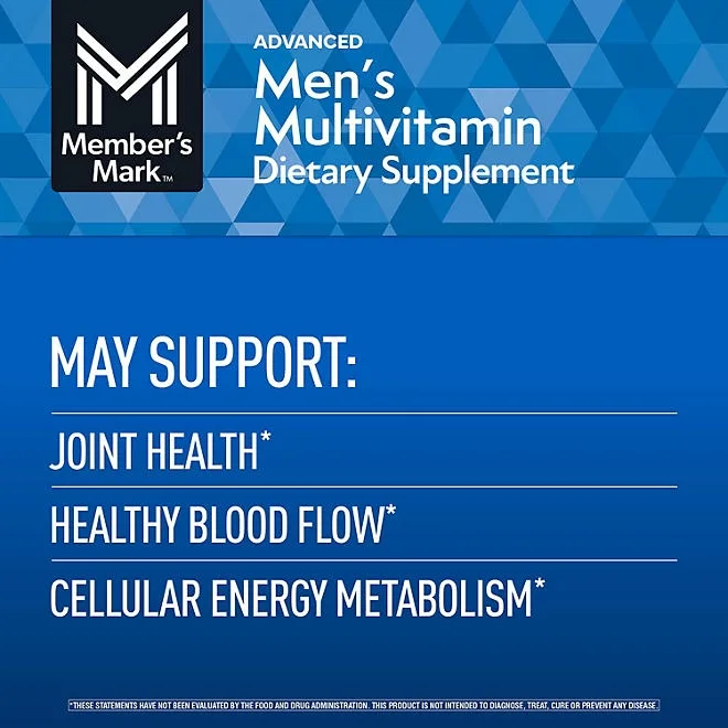 Member's Mark Advanced Men's Multivitamin Tablets, 275 ct. 5