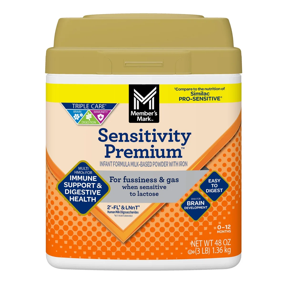 Member's Mark Sensitivity Premium Baby Formula, Choose Size 2