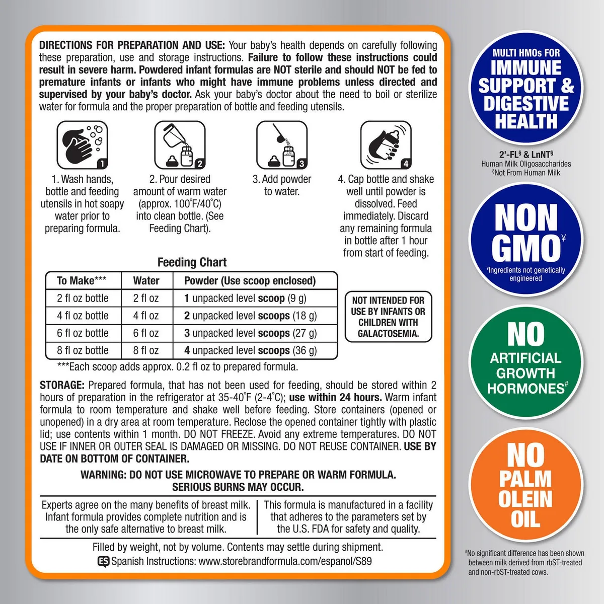 Member's Mark Sensitivity Premium Baby Formula, Choose Size 4