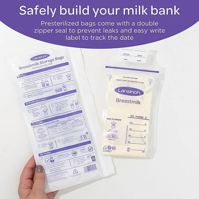 Lansinoh Breastmilk Storage Bags, 100 ct. 5