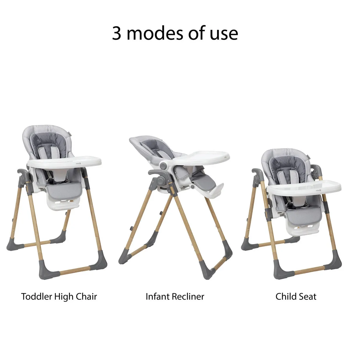 Safety 1st 3-in-1 Grow and Go Plus High Chair, Choose Color 5