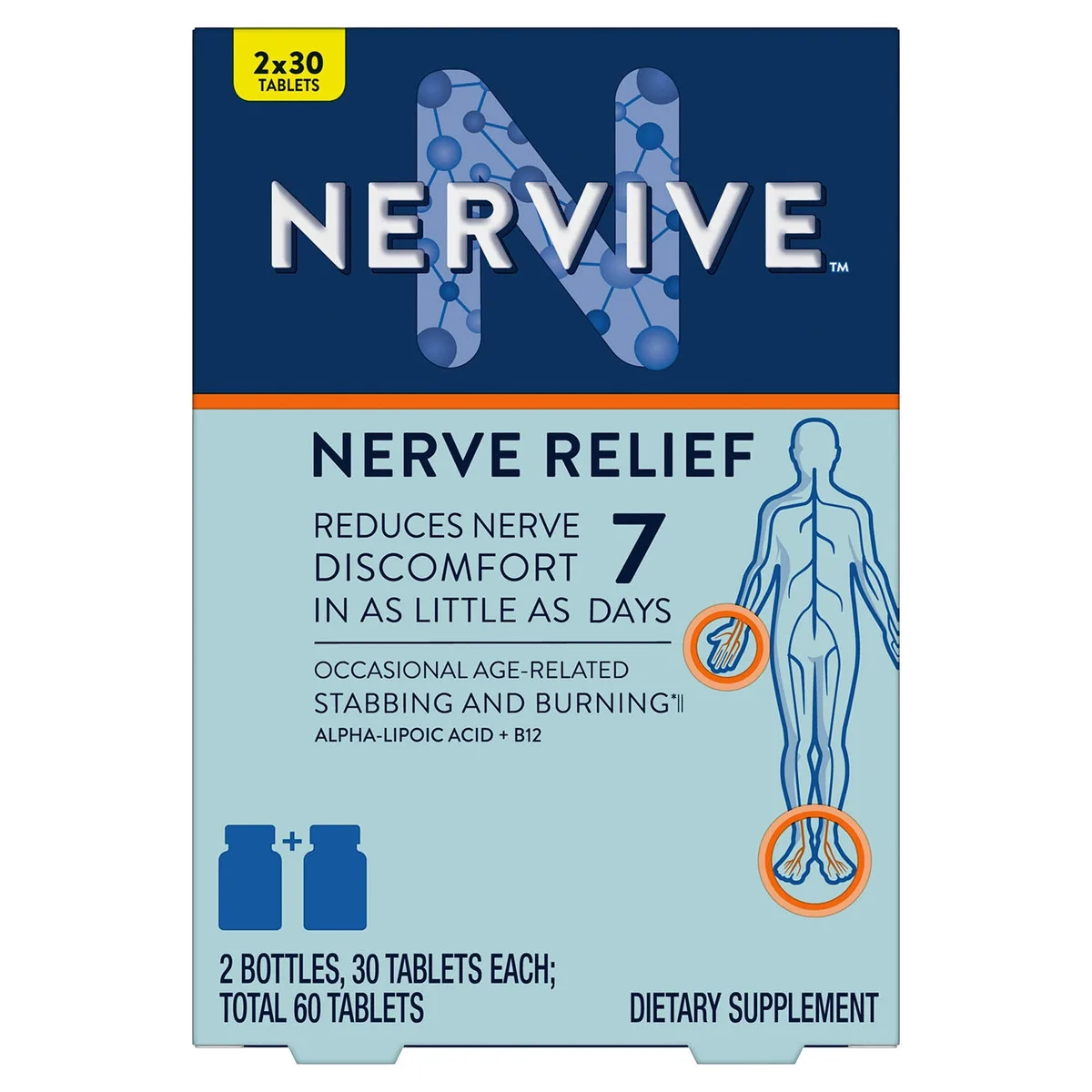 Nervive Nerve Relief Tablets, 60 ct.