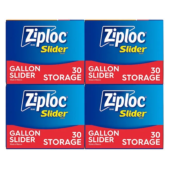Ziploc Storage Slider Gallon Bags, 120 ct. 3