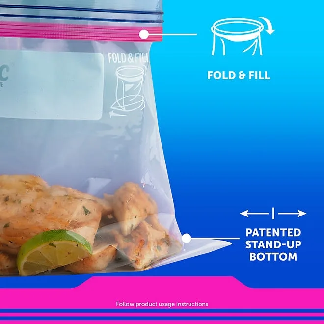 Ziploc Storage Quart Bags with New Stay Open Design, 216 ct. 5