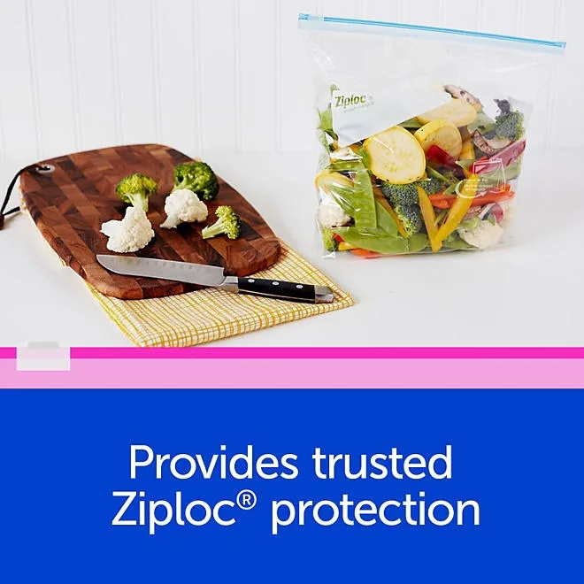 Ziploc Slider Freezer Bags, Variety Pack, 132 ct. 5