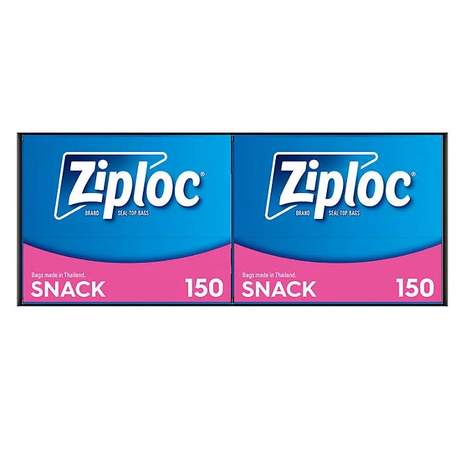 Ziploc Grip 'n Seal Top Snack Bags, 300 ct. 3