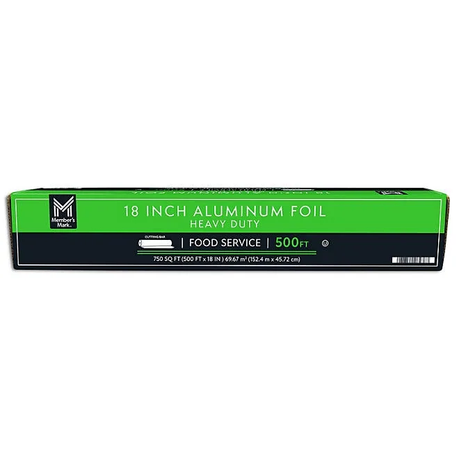 Member's Mark Heavy Duty Foodservice Foil 18" x 500' 2