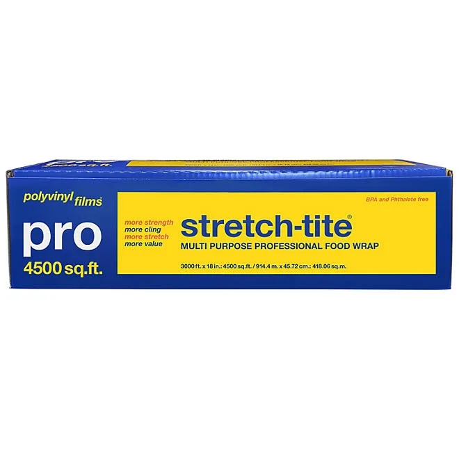 stretch-tite Pro Multi-Purpose Professional 18" Food Wrap, 4500 sq. ft. 2