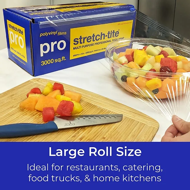 stretch-tite Pro Multi-Purpose Professional 12" Food Wrap, 3000 sq. ft. 4
