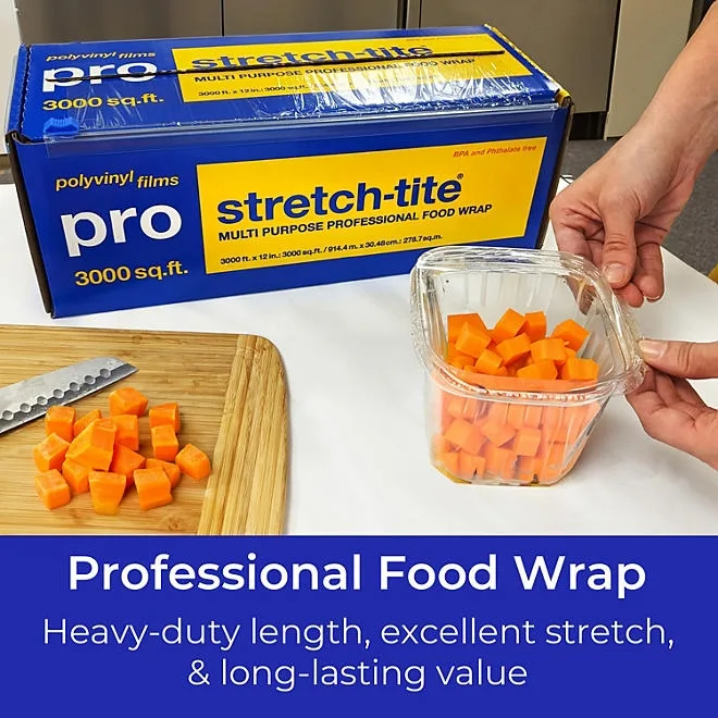 stretch-tite Pro Multi-Purpose Professional 12" Food Wrap, 3000 sq. ft. 5