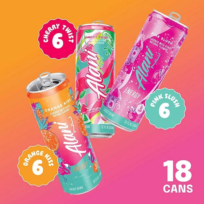 Alani Nu Energy Drink, Variety Pack, 12 fl. oz., 18 pk. 5