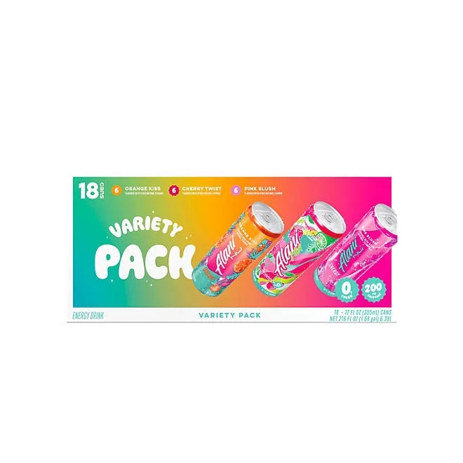 Alani Nu Energy Drink, Variety Pack, 12 fl. oz., 18 pk. 2
