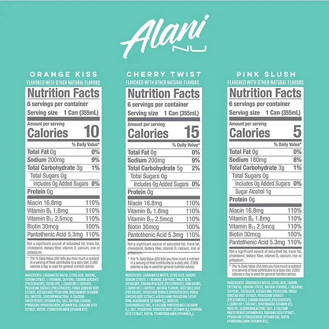 Alani Nu Energy Drink, Variety Pack, 12 fl. oz., 18 pk. 3