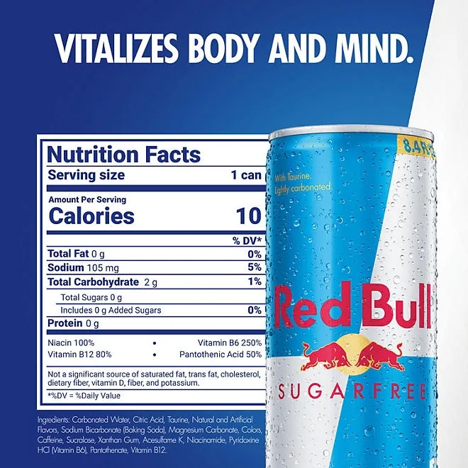 Red Bull Energy Sugar-Free 8.4 fl. oz., 24 pk. 3