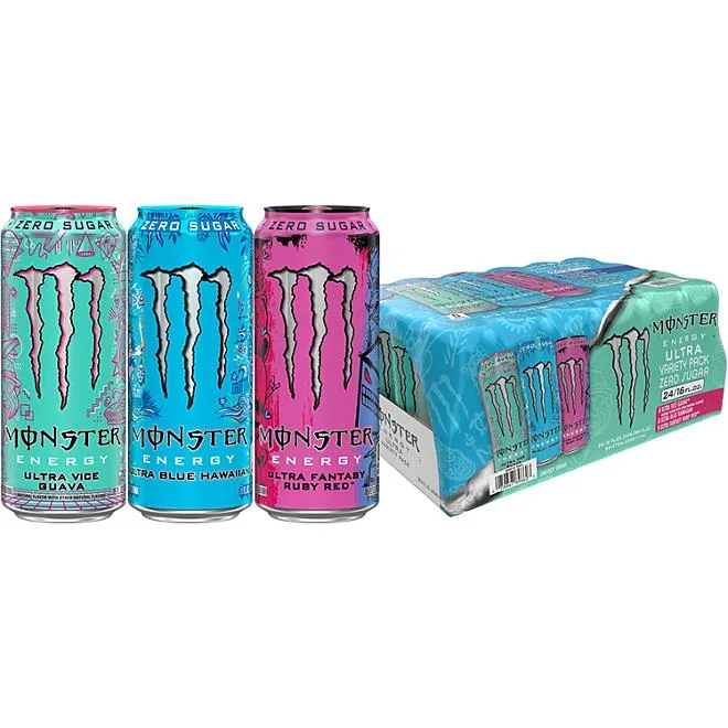 Monster Energy Ultra Variety Pack, 16 fl. oz., 24 pk. 2