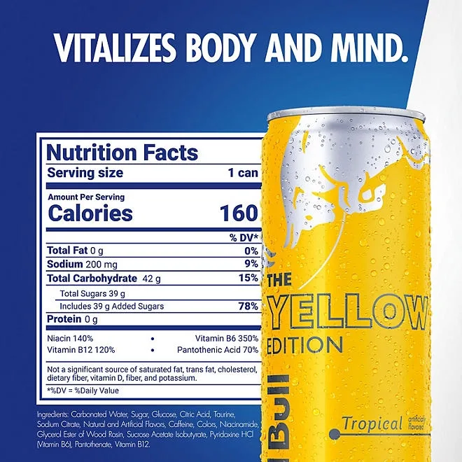 Red Bull Energy Yellow Edition 12 fl. oz., 24 pk. 3