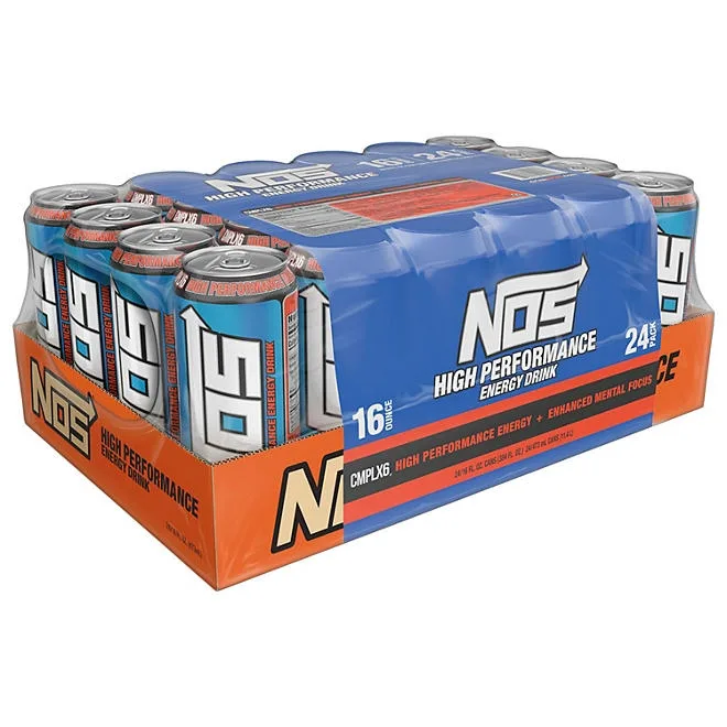 NOS High Performance Energy Drink, 16 fl. oz., 24 pk. 5