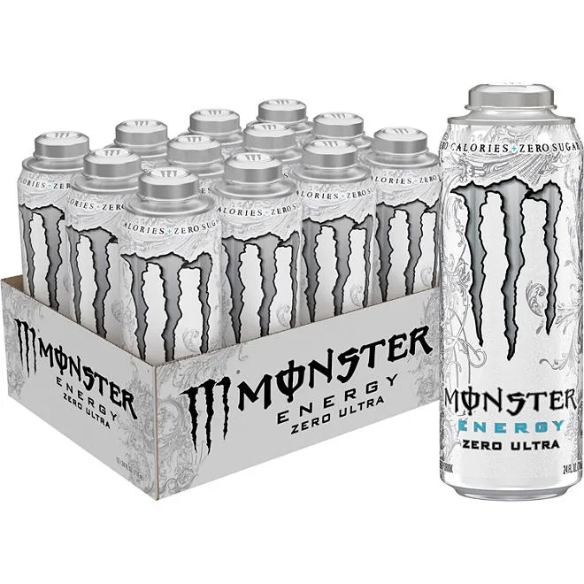 Monster Energy Mega Can Zero Ultra 24 fl. oz., 12 pk. 2