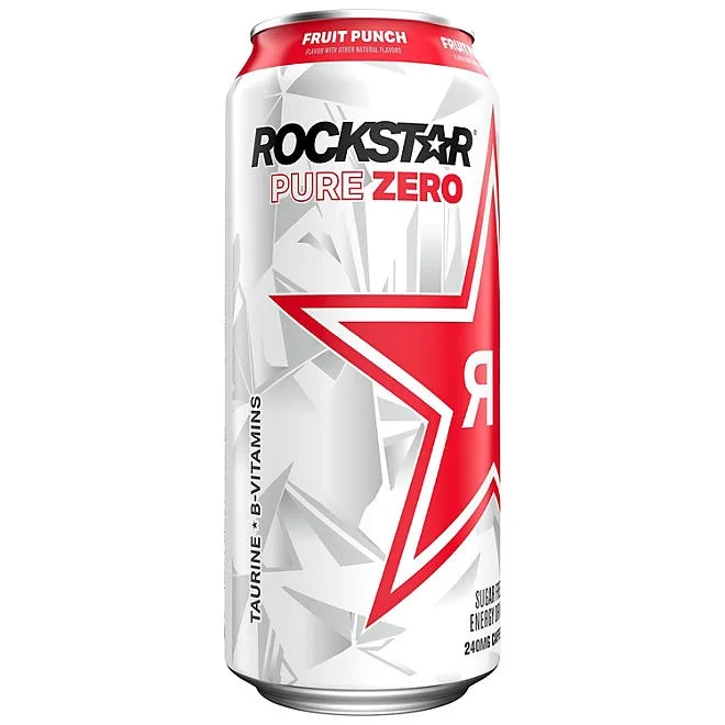 Rockstar Pure Zero Sugar Free Energy Drink Variety 16 fl. oz., 24 pk. 4