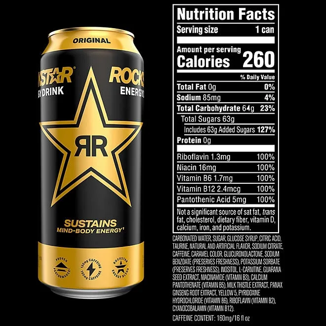 Rockstar Energy Original 16 fl. oz., 24 pk. 3