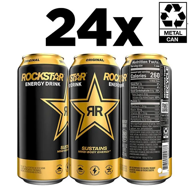 Rockstar Energy Original 16 fl. oz., 24 pk. 4