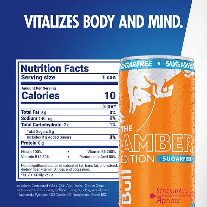 Red Bull Sugar Free Amber Edition 8.4 fl. oz., 24 pk. 3