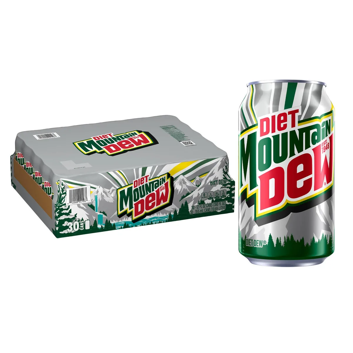 Diet Mountain Dew 12 fl. oz., 30 pk.