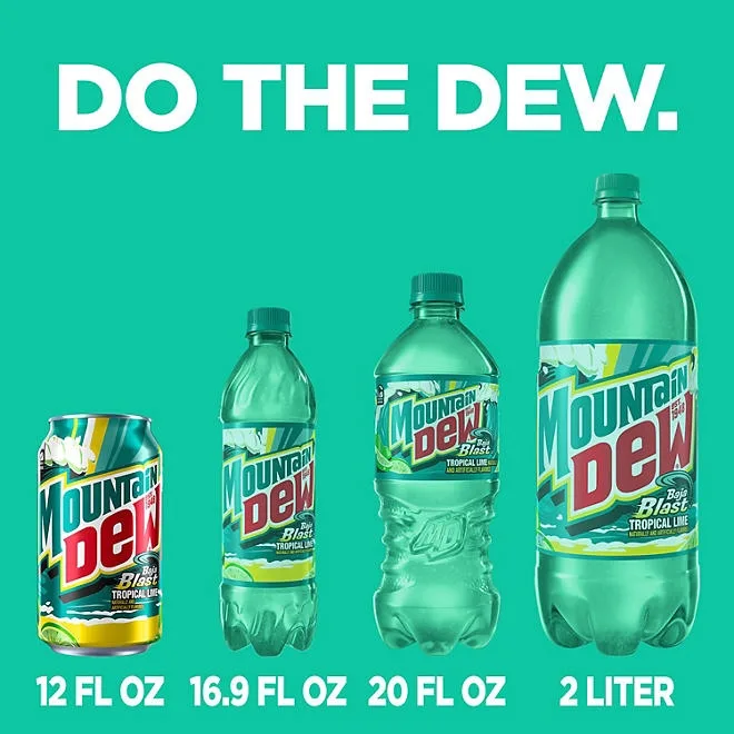 Mountain Dew Baja Blast 12 fl. oz., 30 pk. 5