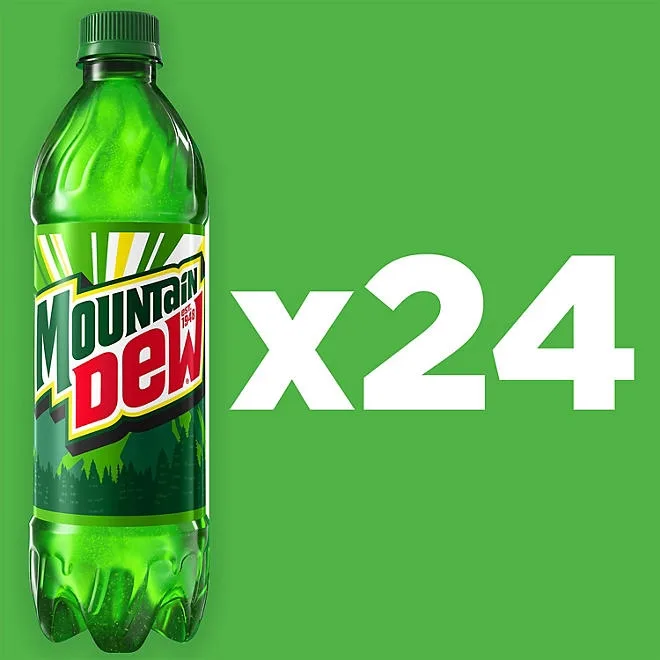 Mountain Dew Soda 16.9 fl. oz., 24 pk. 4