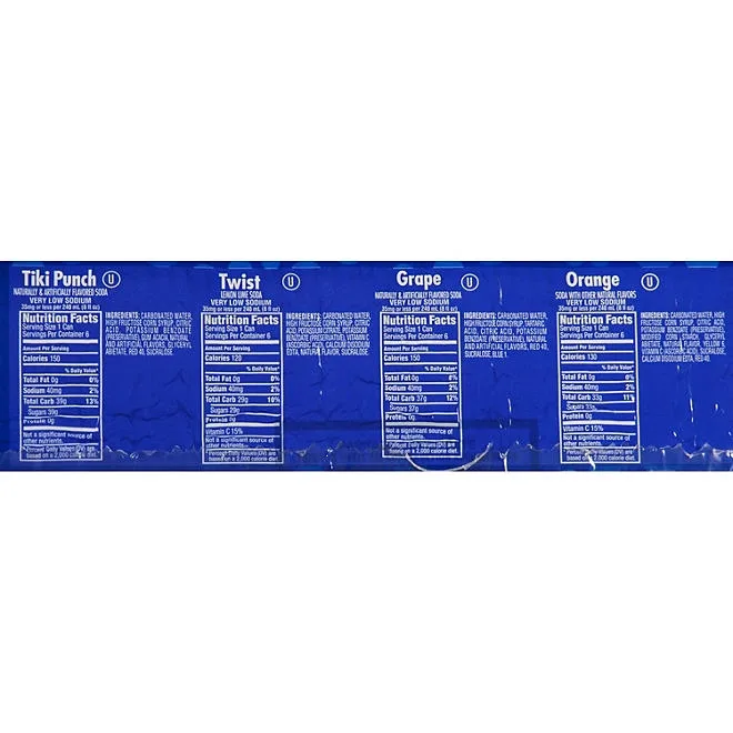 Shasta Soda Variety Pack 12 fl. oz., 24 pk. 3