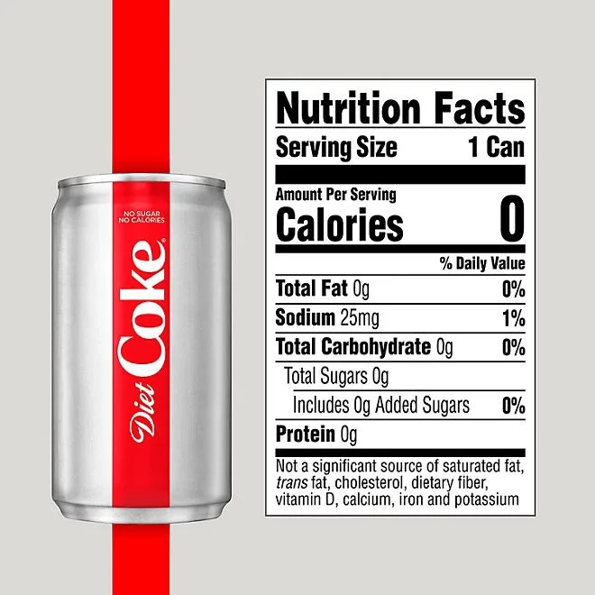 Diet Coke Soda Mini Cans, 7.5 fl. oz., 30 pk. 3