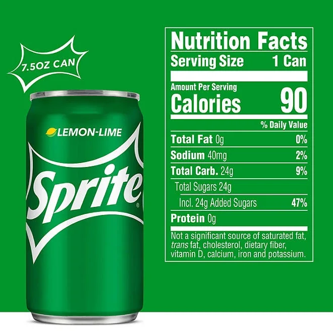 Sprite Mini Cans 7.5 fl. oz., 30 pk. 3