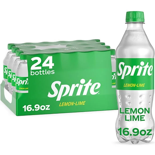 Sprite Lemon Lime Soda Soft Drinks, 16.9 fl oz., 24 pk. 2