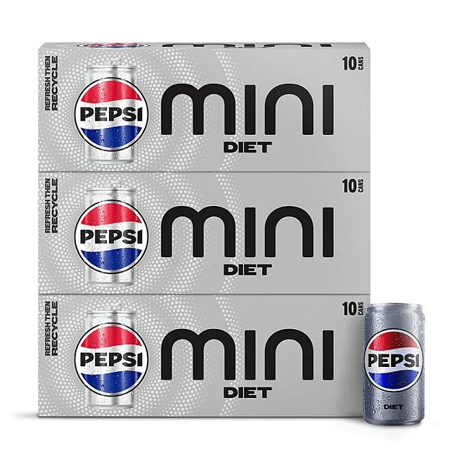 Diet Pepsi Original Mini Cans, 7.5 fl. oz., 30 pk. 2
