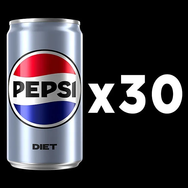 Diet Pepsi Original Mini Cans, 7.5 fl. oz., 30 pk. 4