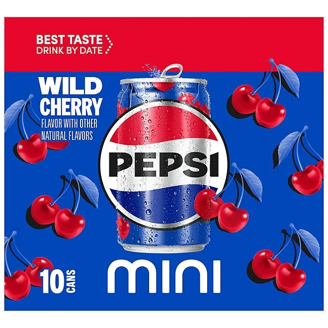 Pepsi Wild Cherry Mini Cans, 7.5 fl. oz., 30 pk. 5