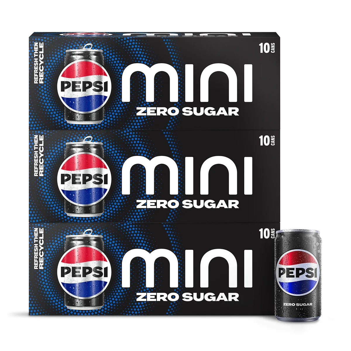 Pepsi Zero Sugar Mini Cans, 7.5 fl. oz., 30 pk.