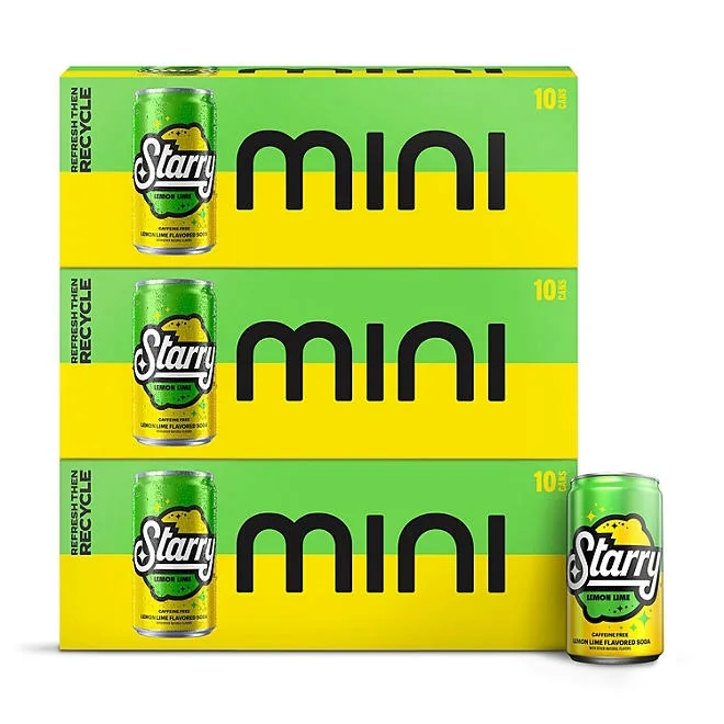 Starry Mini Cans Lemon Lime, 7.5 fl. oz., 30 pk. 2
