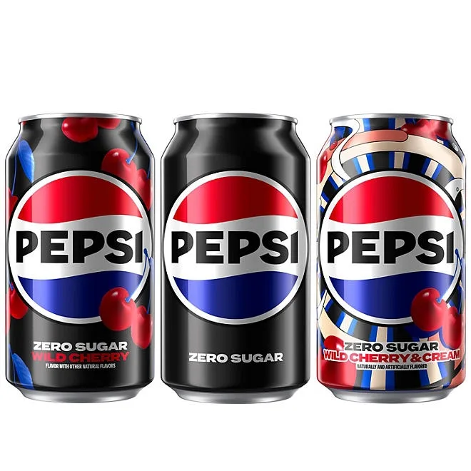 Pepsi Zero Sugar Soda Cola Variety Pack 12 fl. oz., 28 pk. 5