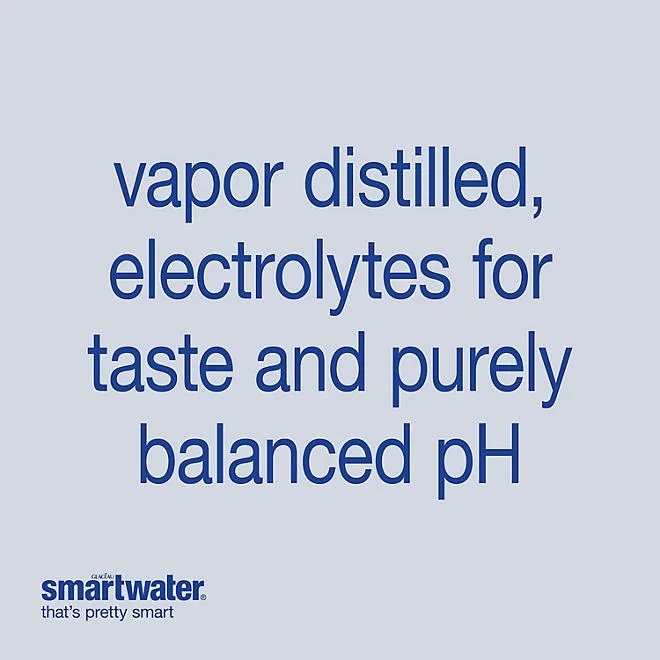 SmartWater Vapor Distilled Premium Water Bottles, 1 L., 15 pk. 5
