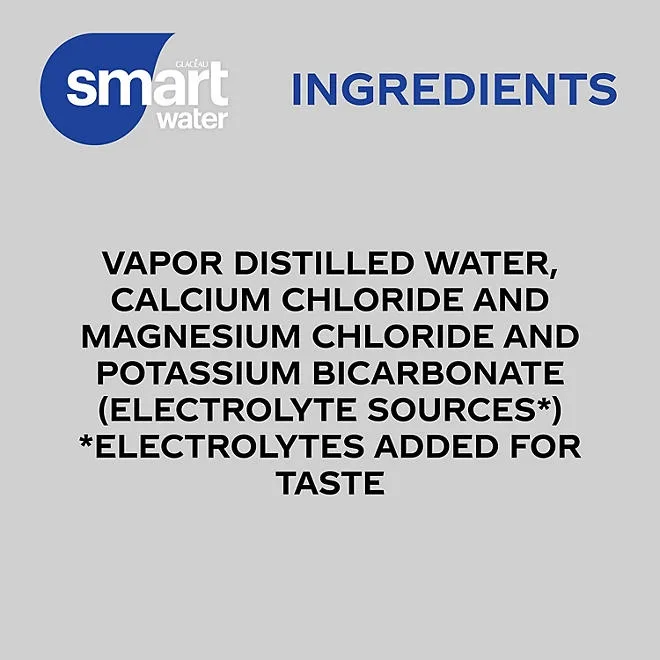 SmartWater Vapor Distilled Premium Water Bottles, 1 L., 15 pk. 3