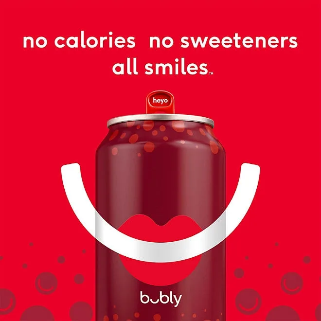 bubly Sparkling Water Variety Pack, 12 fl. oz., 24 pk. 5