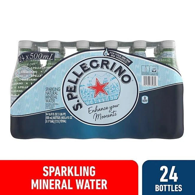 S.Pellegrino Sparkling Natural Mineral Water 16.9 fl. oz., 24 pk. 5