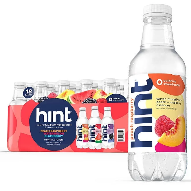 Hint Flavored Water Variety Pack 16 fl. oz., 18 pk. 2