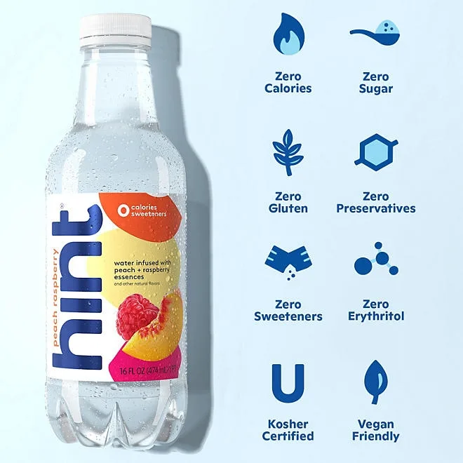 Hint Flavored Water Variety Pack 16 fl. oz., 18 pk. 4