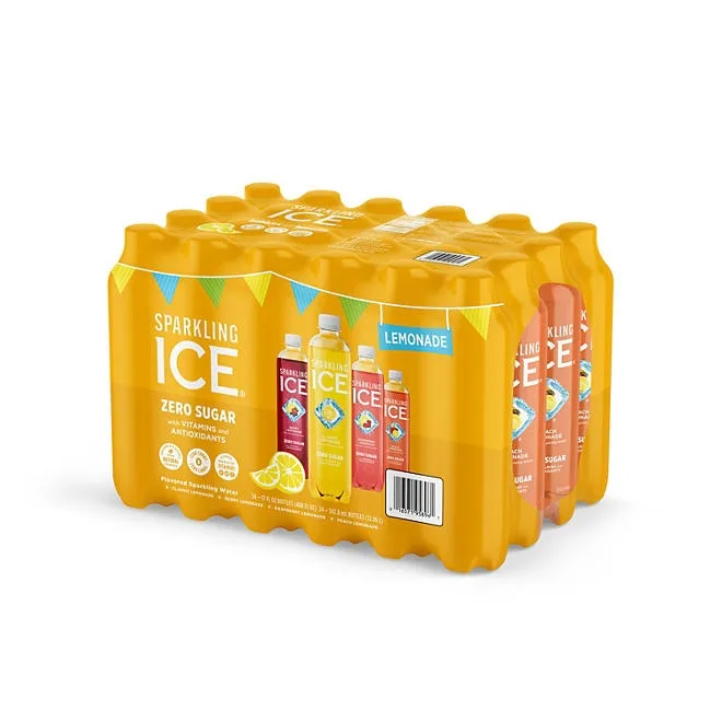 Sparkling Ice Summer Lemonade Variety Pack, 17 fl. oz., 24 pk. 4