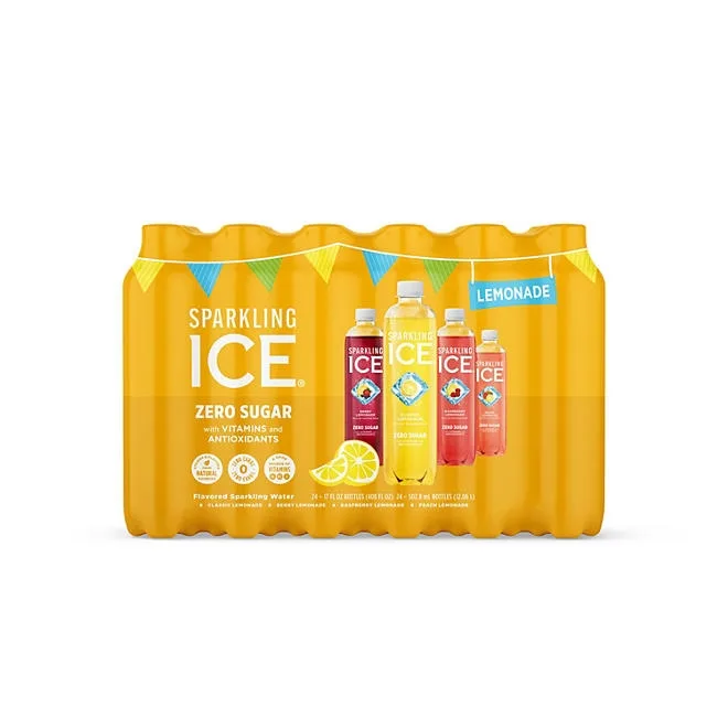 Sparkling Ice Summer Lemonade Variety Pack, 17 fl. oz., 24 pk. 2