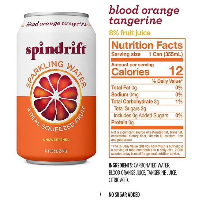 Spindrift Sparkling Water Variety Pack 12 fl. oz., 24 pk. 5