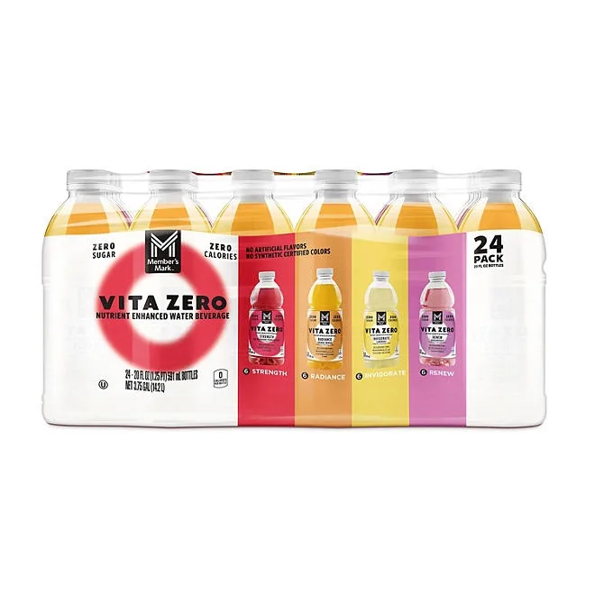 Member's Mark Vita Zero Water Variety Pack 20 fl. oz., 24 pk. 2