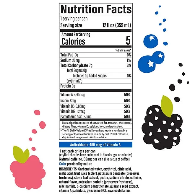 BUBBL'R Sparkling Water Variety Pack, 12 fl. oz., 12 pk. 3
